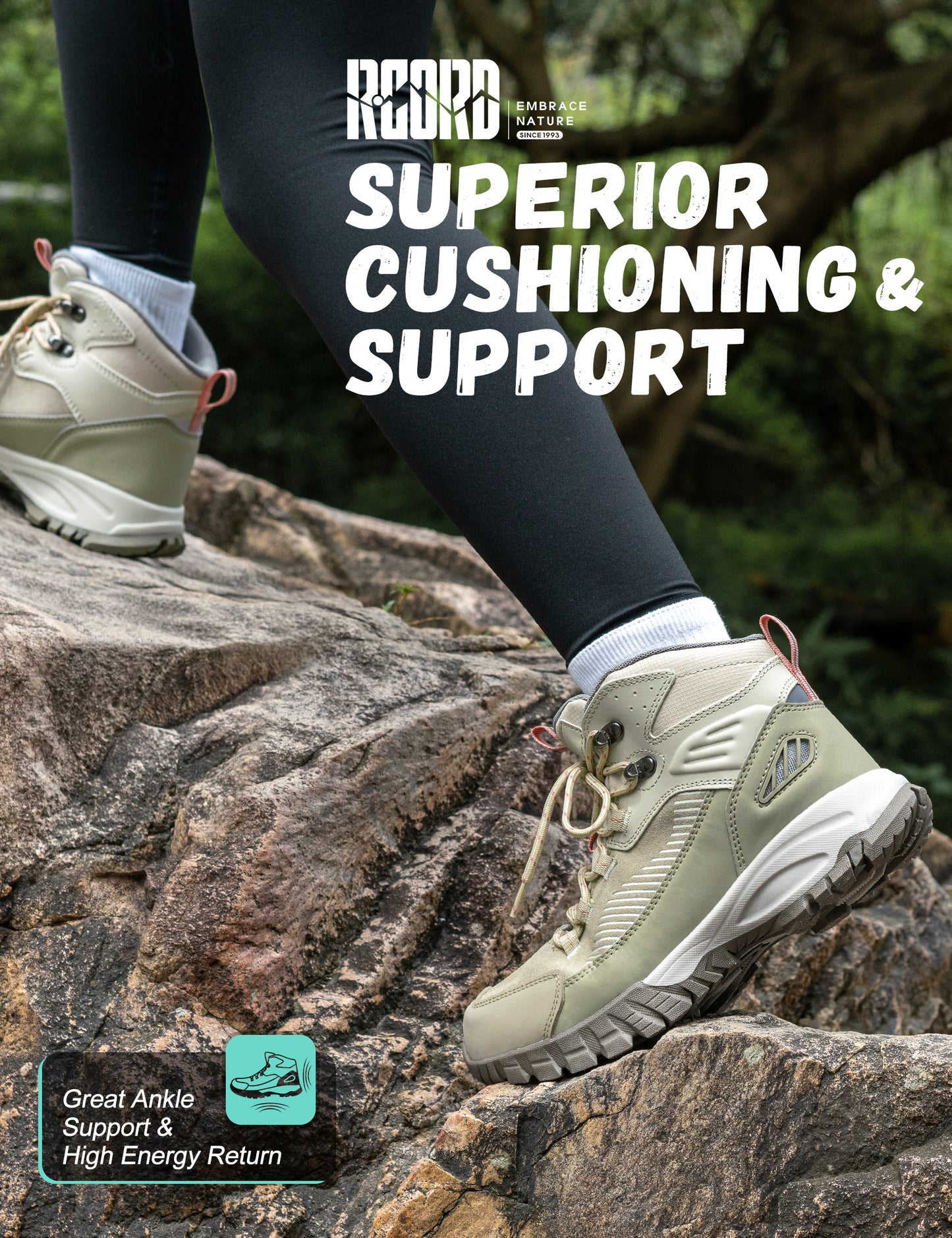 R CORD Women Hiking Boots