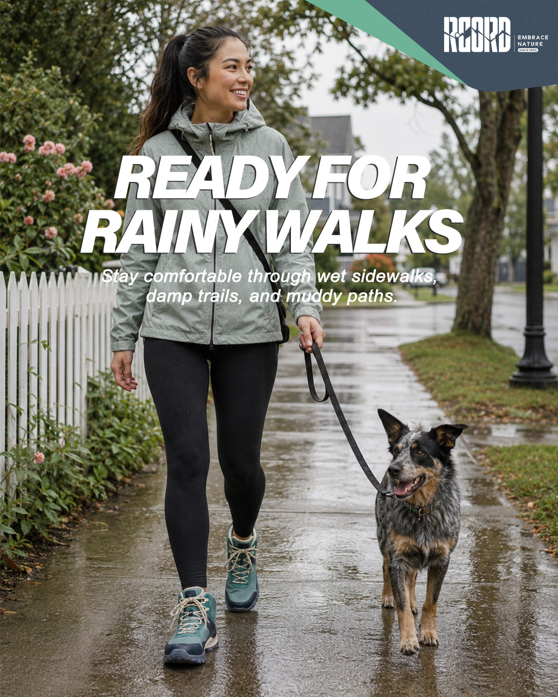 Breathable lightweight feel for active hiking and nature walks [color:Lightgreen]
