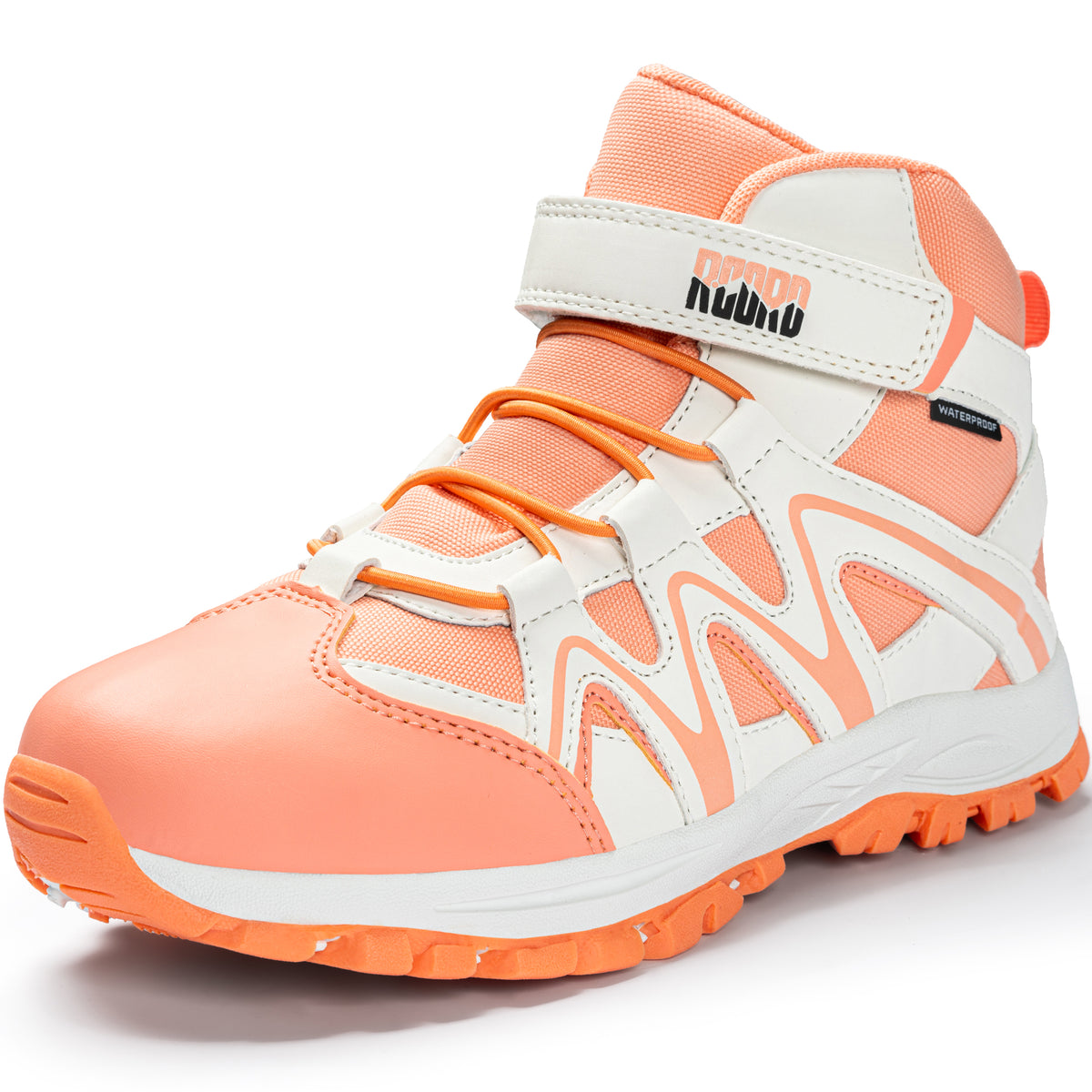 Comfortable girls hiking boots for school, daily wear, family outings [color:Peach]
