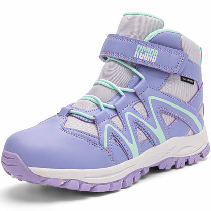 Comfortable girls hiking boots for school, daily wear, family outings [color:Turquoise]