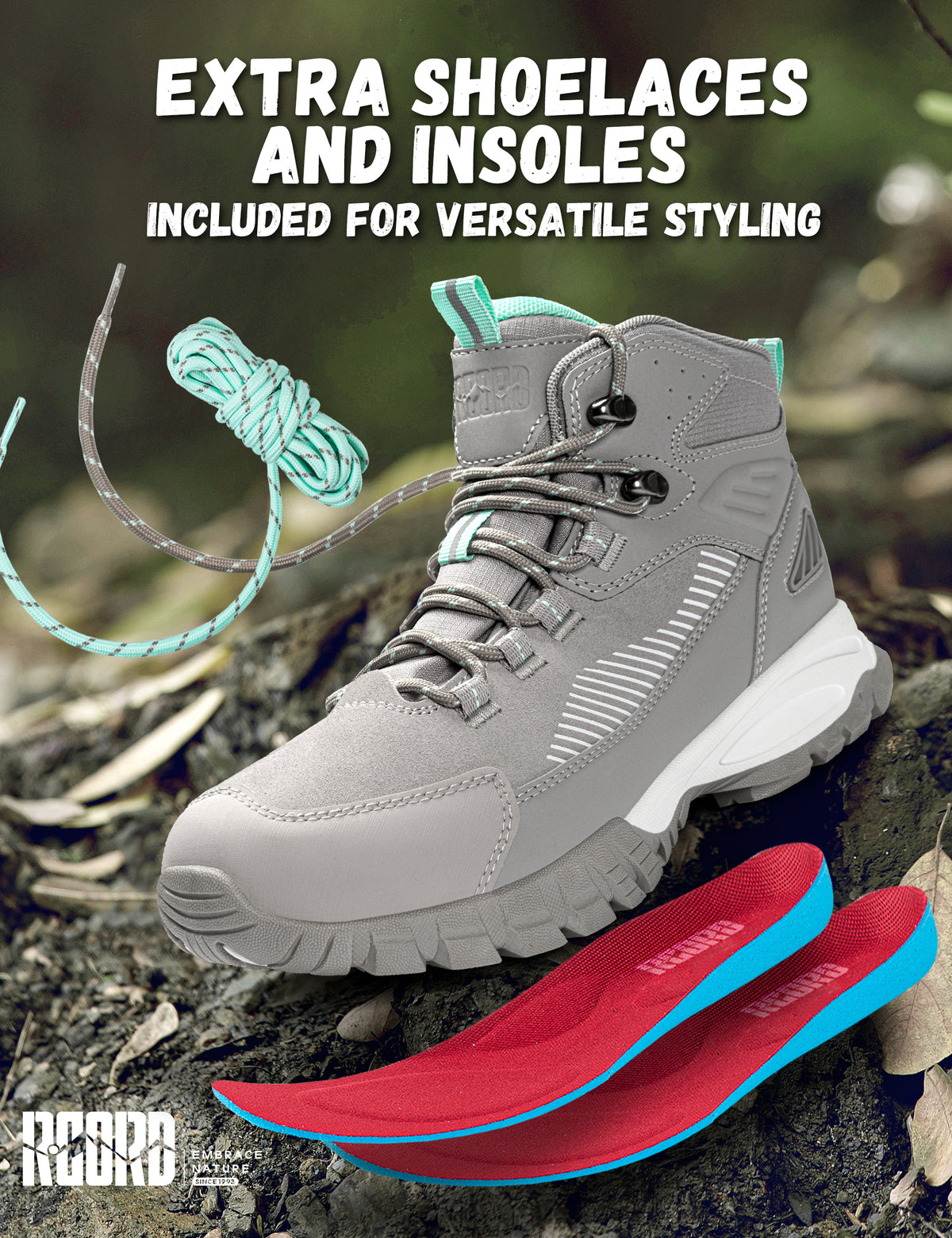 Cushioned comfort for camp mornings and relaxed day hikes [color:LightGrey]
