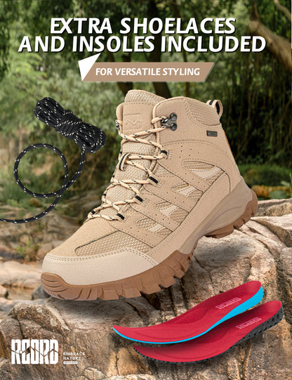 Cushioned insole comfort for regular trails and outdoor weekends [color:Sand]
