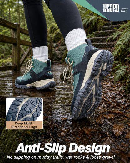 Multi-directional traction for dirt trails, gravel and outdoor paths [color:Lightgreen]
