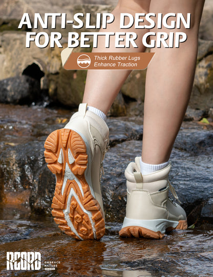 Rubber grip for travel walks, park routes and uneven pathways [color:Beige]
