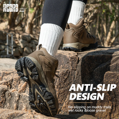 Rubber traction for sightseeing routes, park paths and outdoor stops [color:Brown]
