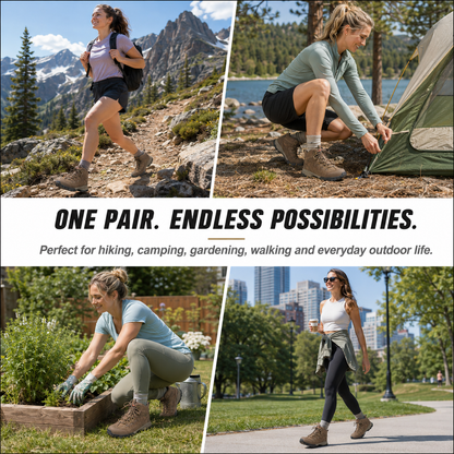 Lightweight trail-to-town hiking boots for flexible outdoor plans [color:Brown]
