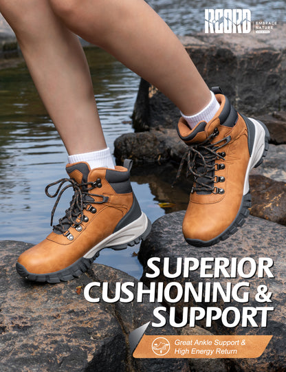 Mid-cut ankle support for travel days that include outdoor exploring [color:Brown]
