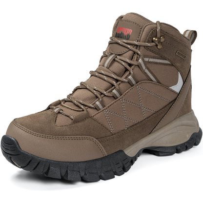 R CORD women's waterproof hiking boots for relaxed nature walks [color:Brown]
