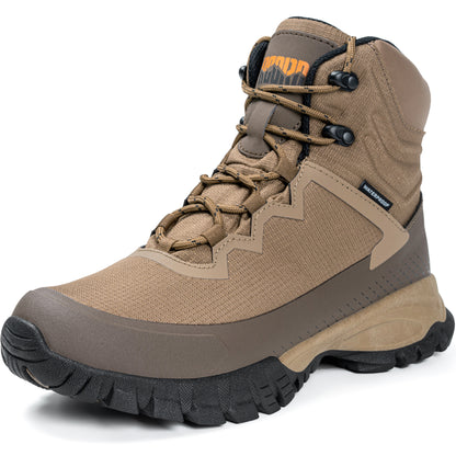 R CORD comfortable women's hiking boots for day hiking [color:Khaki]

