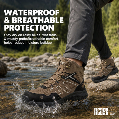 Waterproof protection for damp ground and changing outdoor conditions [color:Brown]
