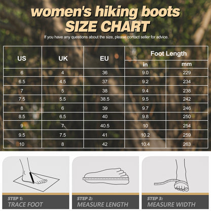 R CORD Women's Hiking Boots