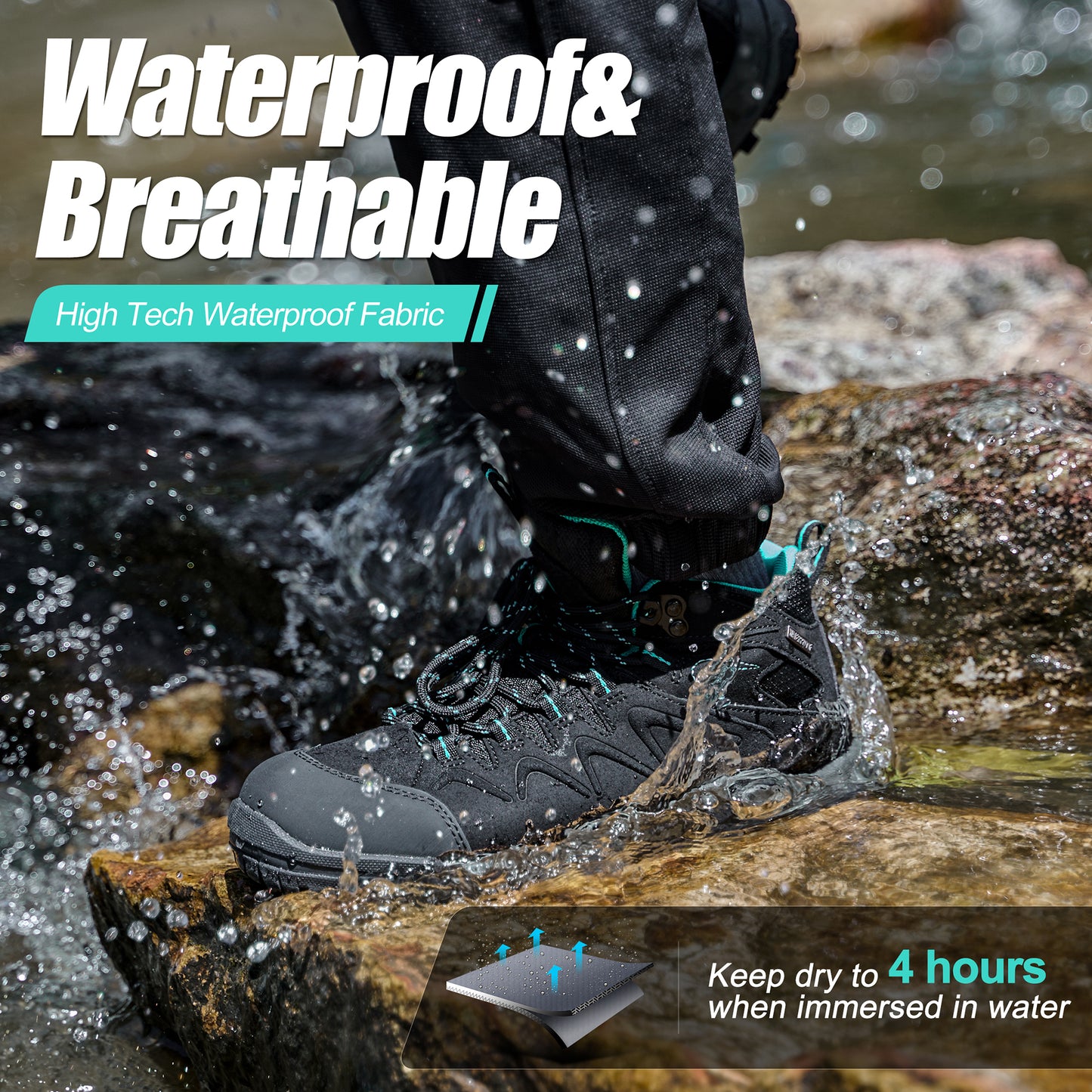 R CORD Women's Hiking Boots