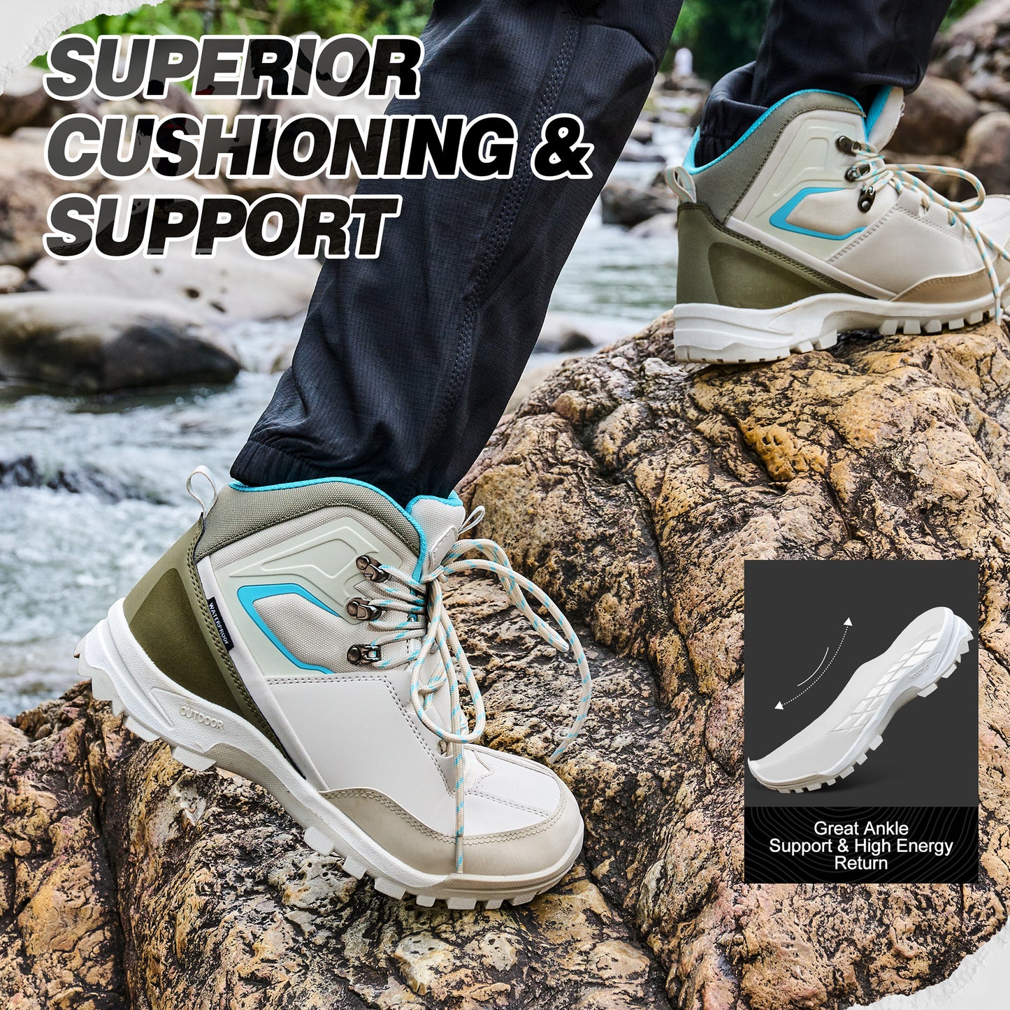 R CORD Women's Hiking Boots