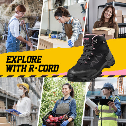 R CORD Women Safety Work Boots