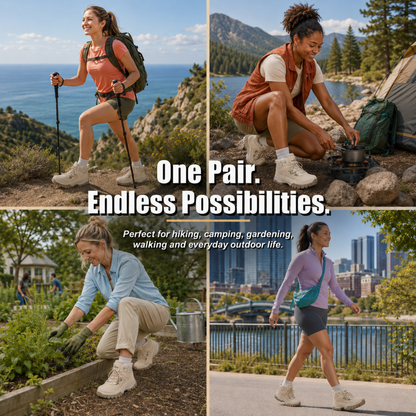 Women's hiking boots for camping, short hikes  nature walks [color:Sand]
