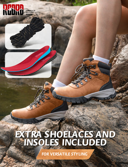 Travel-ready hiking boots for casual plans beyond the trailhead [color:Brown]
