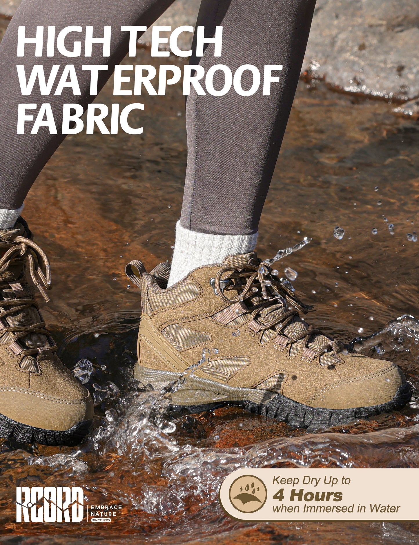 R CORD Womens Hiking Boots