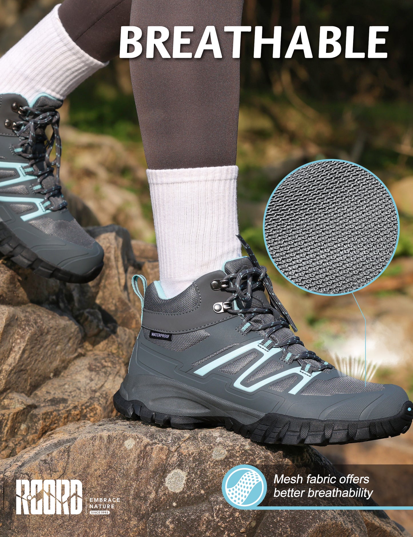 R CORD Womens Hiking Boots